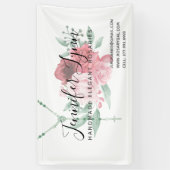 Katholieke Rosary Rozen Religieuze Floral Spandoek (Verticaal)