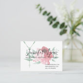 Katholieke Rosary Rozen Religieuze Floral Visitekaartje (Staand voorkant)
