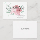 Katholieke Rosary Rozen Religieuze Floral Visitekaartje (Voorkant / Achterkant)