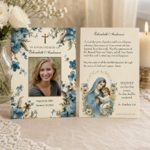 Katholieke rouwfoto-herdenkingsgebed 