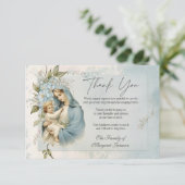 Katholieke rouwherdenking Jezus Maagd Maria Kaart (Staand voorkant)