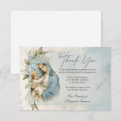 Katholieke rouwherdenking Jezus Maagd Maria Kaart (Voorkant / Achterkant)