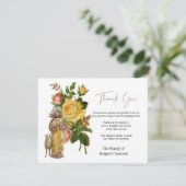 Katholieke Rozen Jesus Funeral Condoleance Sympath Bedankkaart (Staand voorkant)