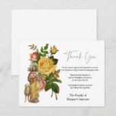 Katholieke Rozen Jesus Funeral Condoleance Sympath Bedankkaart (Voorkant / Achterkant)