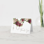 Katholieke Rozen Rosary Funeral condoleances Bedankkaart (Voorkant)