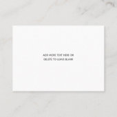 Katholieke rozenkrans Rozen Religieuze bloemenhand Visitekaartje (Achterkant)