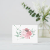 Katholieke rozenkrans Rozen Religieuze bloemenhand Visitekaartje (Staand voorkant)