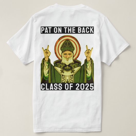Katholieke School Afstuderen 2025 T-shirt (Design achterkant)