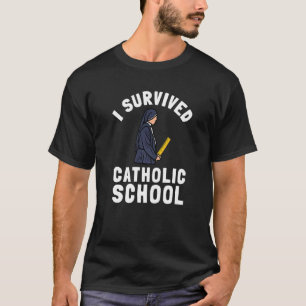 Katholieke School Nun Church Mass and Christelijk T-shirt