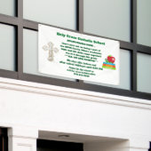 Katholieke schoolregistratiebanner spandoek (Buitenkant Gebouw)