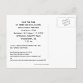 Katholieke schoolreünie Save the Date Nun Custom Aankondigingskaart (Achterkant)