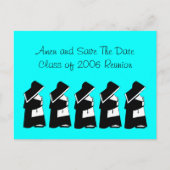 Katholieke schoolreünie Save the Date Nun Custom Aankondigingskaart (Voorkant)