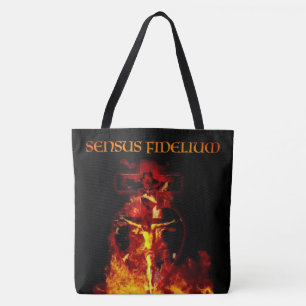 Katholieke Sensus Fidelium Religious Crucifixe Tote Bag