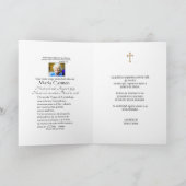 Katholieke Spaans Dank u condoleances Religieuze Kaart (Binnen)