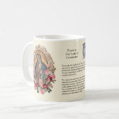 Katholieke Spaanse guadalupe Religieuze Maagd Mary Koffiemok (Voorkant links)