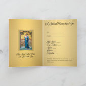 Katholieke spirituele boeket gebedskaart van de Ma Kaart (Binnen)