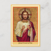 Katholieke Spirituele Communie Gebed Kaart (Voorkant)