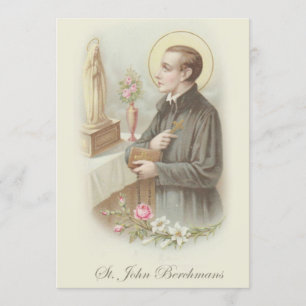 Katholieke St. John Berchmans Altaar Jongens Gebed Kaart