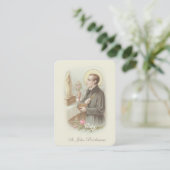 Katholieke St. John Berchmans Altar Boys Prayer Visitekaartje (Staand voorkant)