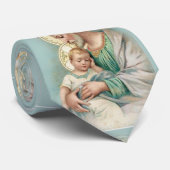 Katholieke St. Joseph Child Jesus Religious Stropdas (Opgerold)