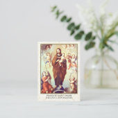 Katholieke St. Joseph Gebed Zielen in het Vagevuur Visitekaartje (Staand voorkant)