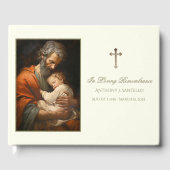 Katholieke St. Joseph & Jezus Memorial begrafenis Gastenboek (Voorkant)