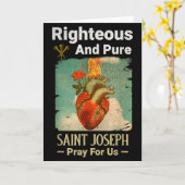 Katholieke St. Jozef, Patroonheilige Van Vaders, B Kaart (Gele Bloem)