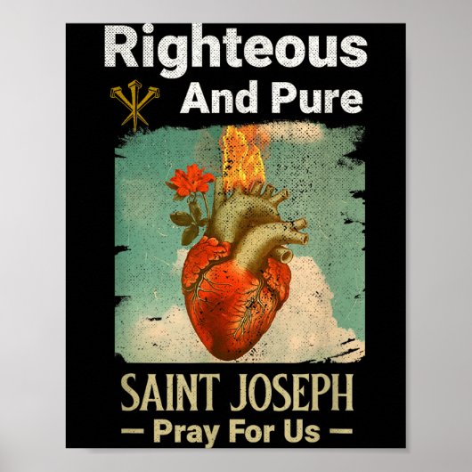 Katholieke St. Jozef, Patroonheilige Van Vaders, B Poster (Voorkant)
