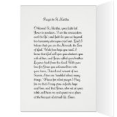 Katholieke St. Martha Traditional Prayer (Binnen (Links))