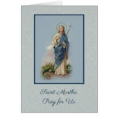 Katholieke St. Martha Traditional Prayer (Voorkant)