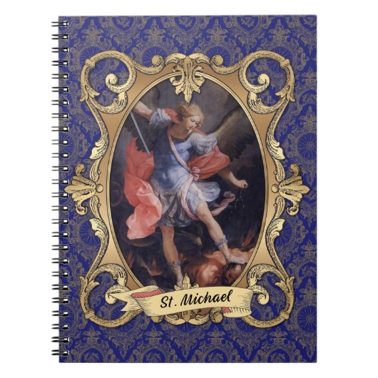 Katholieke St. Michael Archangel Elegant Notitieboek (Voorkant)