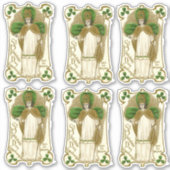Katholieke St. Patrick Shamrocks Religieus Vinyl Sticker (Voorkant)