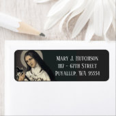 Katholieke St. Therese van het Kind Jezus Lisieux Etiket (Insitu)