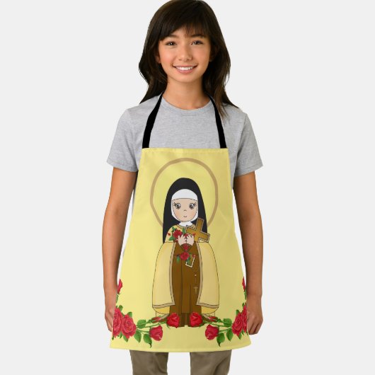 Katholieke St. Therese van Kind Jezus Rozen Schort (Insitu)
