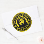 Katholieke Sticker Jezus Christus Leeuw van Juda (Envelop)