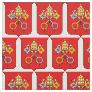 Katholieke symbool van christenen embleem Vaticaan Stof