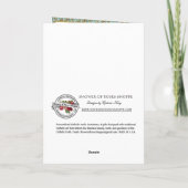 Katholieke sympathie condoleances Maagd Mary Kaart (Achterkant)