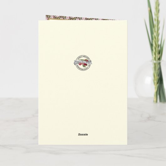 Katholieke sympathie condoleances Maagd Mary Kaart (Achterkant)