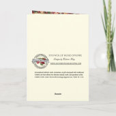 Katholieke sympathie condoléances Mary Jesus Kaart (Achterkant)