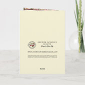 Katholieke sympathie Funeral Floral Prayer Kaart (Achterkant)