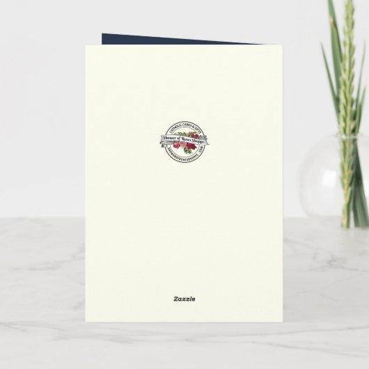 Katholieke Sympathie Maagd Maria Goud Kruisbeeld K Kaart (Achterkant)