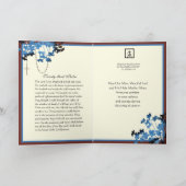 Katholieke sympathie Maagd Maria Jezus Rozenkrans Kaart (Binnen)