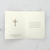 Katholieke sympathie Maagd Maria Schrift Kaart (Binnen)