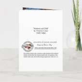 Katholieke sympathie Maagd Mary Jesus Rosary Kaart (Achterkant)