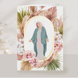 Katholieke sympathie Memorial Prayer Kaart