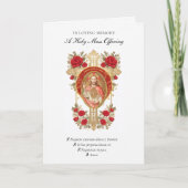 Katholieke Sympathie Mis Aanbod Jezus Kaart (Voorkant)