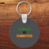 Katholieke tegen commissies sleutelhanger (Voorkant)
