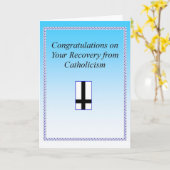 Katholieke Terugwinning Congrats Kaart (Gele Bloem)