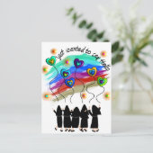 Katholieke theaterkatholieke Nun-Wenskaarten Briefkaart (Staand voorkant)