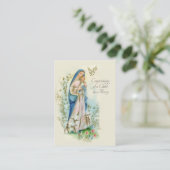 Katholieke toewijding van het kind aan Maria Visitekaartje (Staand voorkant)